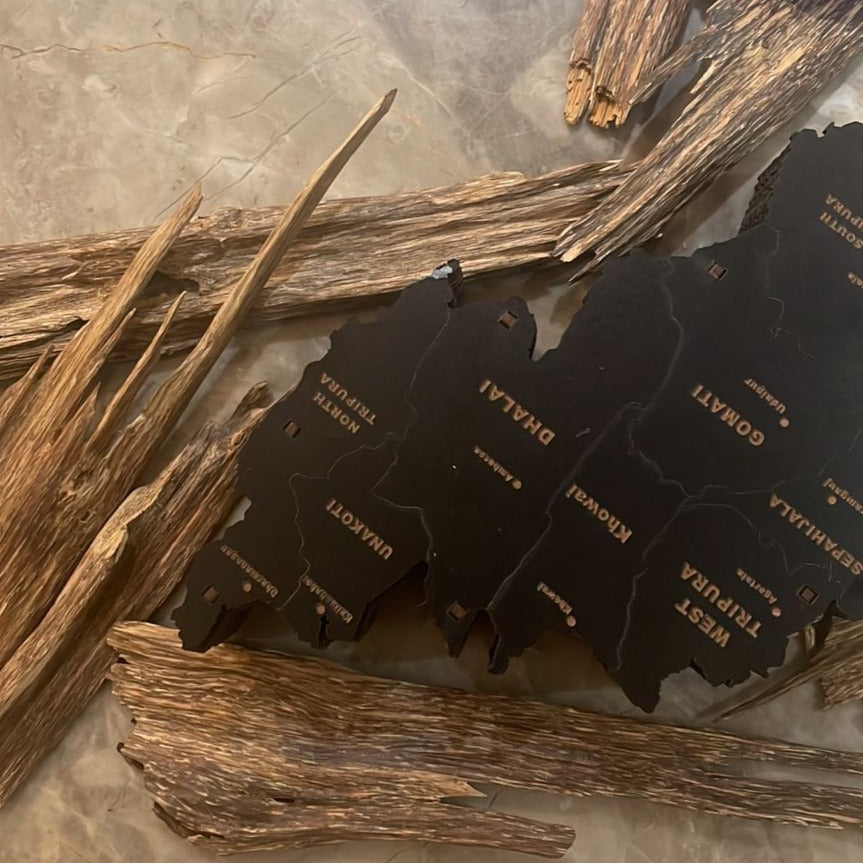 #त्रिपुरा-Agar - Tripura Agarwood Oud Chip 4A Grade From Tripura - 1000 Grams