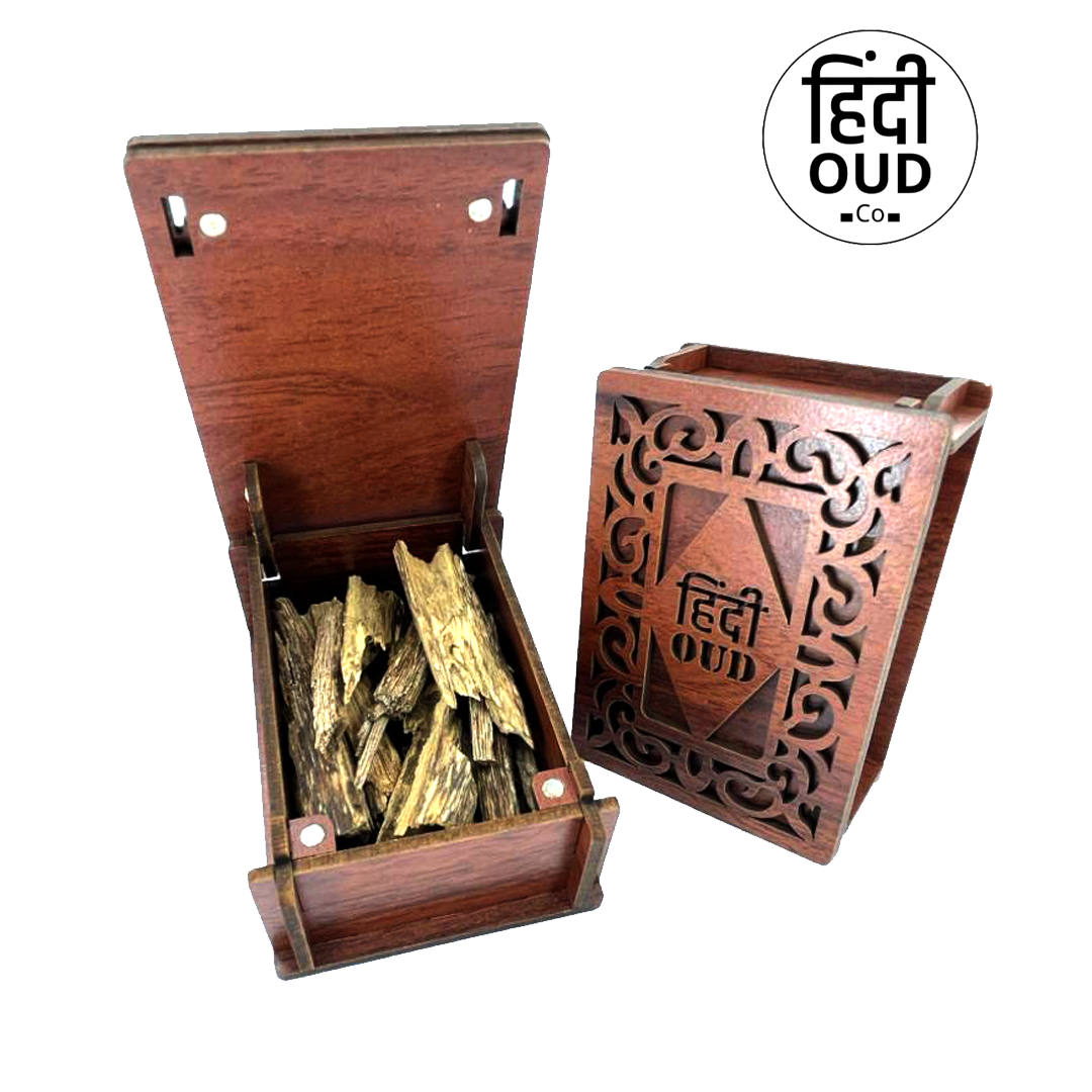 Super Hindi Assam Agarwood | Oud Chips By TripurAgar - Incense | Oud | Bakhoor | Natural | HandCrafted | | Exotic Hindi Oud